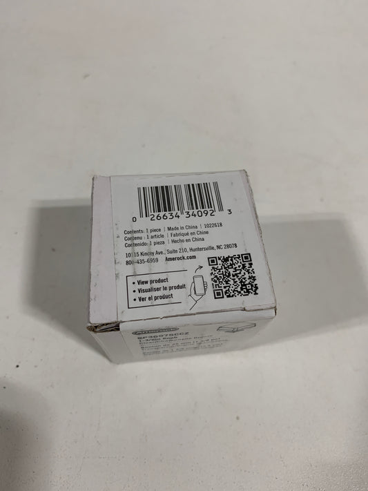 Amerock BP36975 Glacio 1-3/8 Inch Square Cabinet Knob Clear / Champagne Bronze