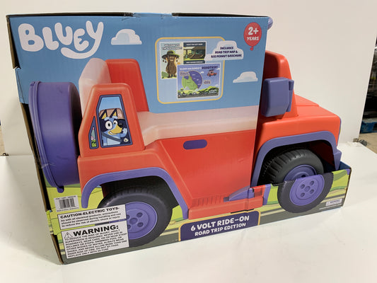 Bluey 6V Ride-on Road Trip Edition - *Kids
