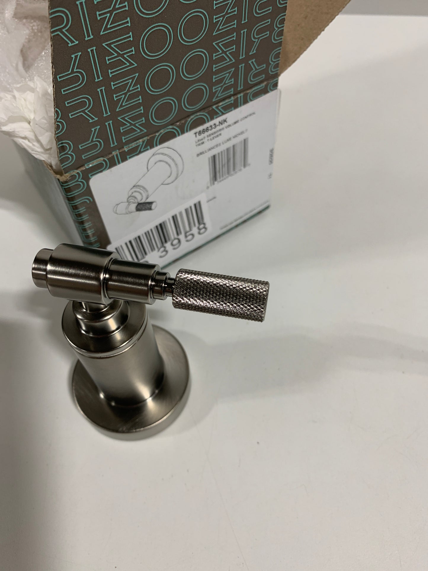 Brizo T66633 Litze Single Handle Volume Control Valve Trim - Less Valve Luxe Nickel