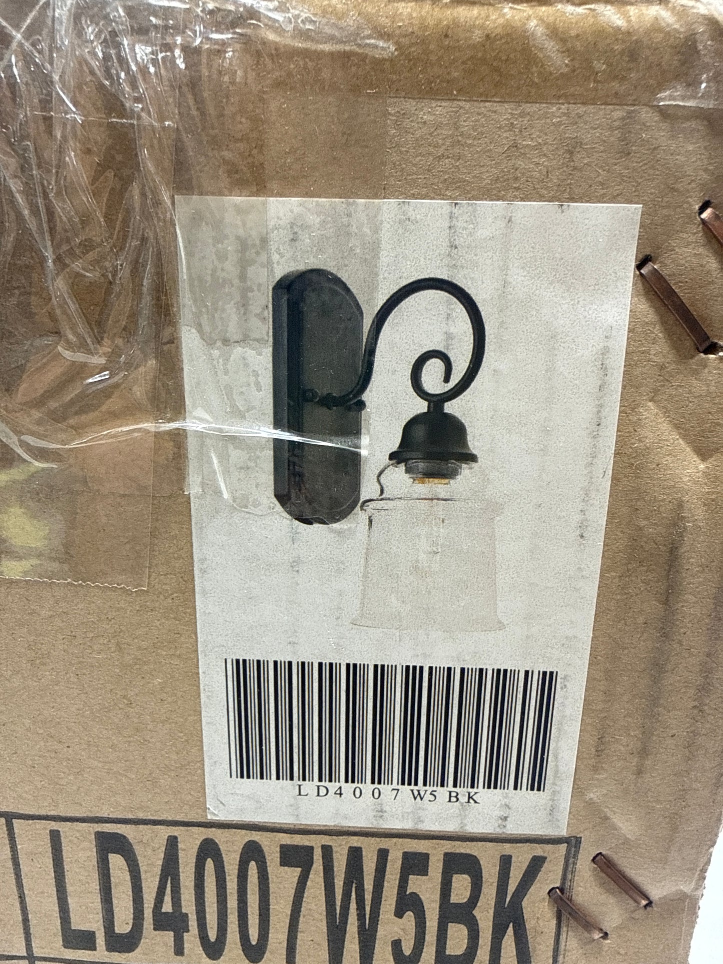 Living District Indoor Modern Home Decorative Bright Ceiling Spire 1 Light Black Wall Sconce - *Lighting & Electrical