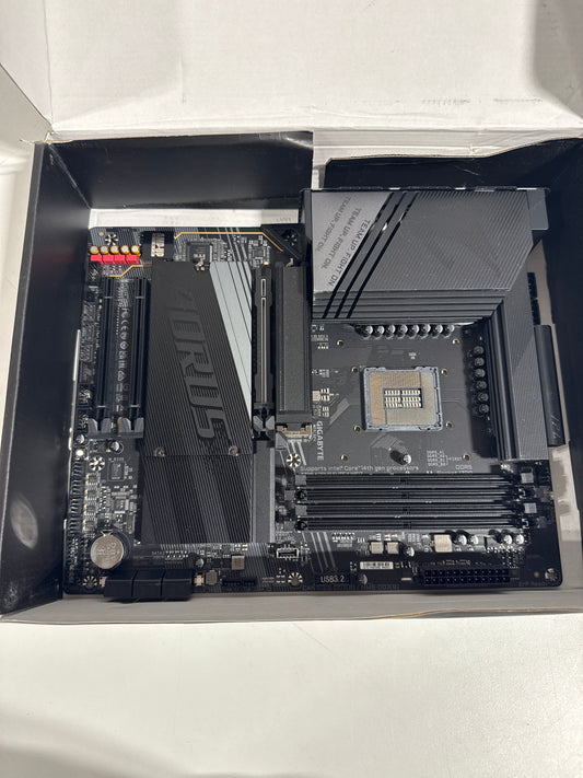 See Desc GIGABYTE Z790 AORUS ELITE X WIFI7 LGA 1700(14th,13th,12th Gen) Intel Z790 X ATX Motherboard with DDR5, 4 M.2, PCIe 5.0, USB 3.2 Type-C