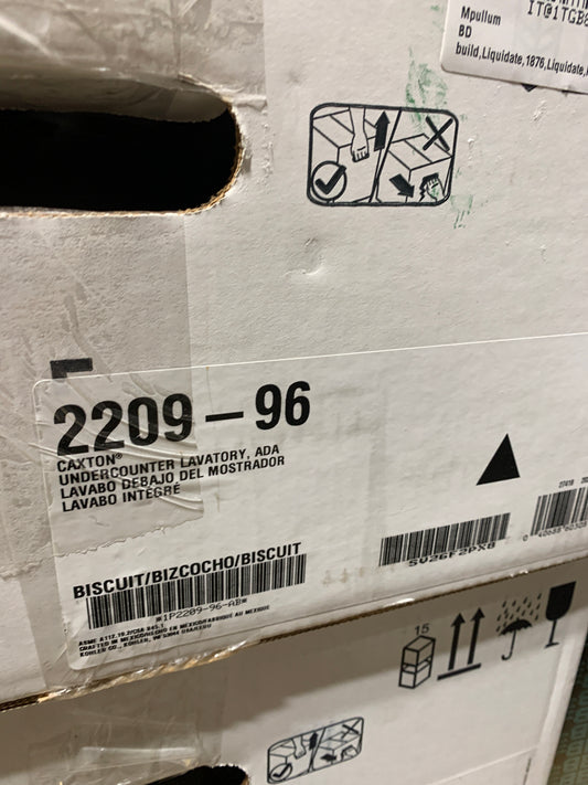 Caxton 16-1/4 in. Oval Vitreous China Undermount Bathroom Sink in White Biscuit