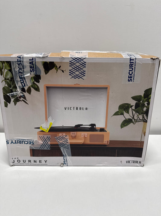 Victrola - Journey Bluetooth Suitcase Record Player with 3-speed Turntable - (Peach)