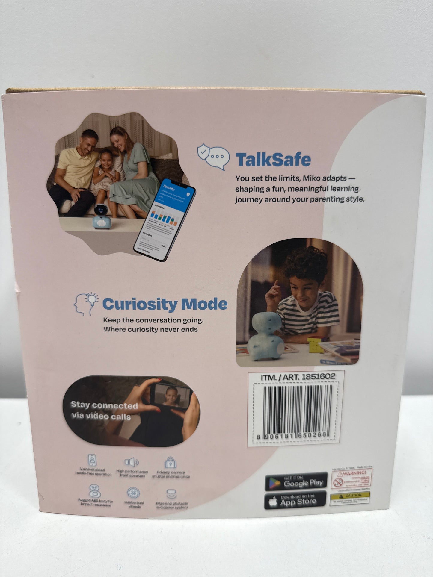 MIKO Mini- AI-powered Conversational Companion Robot for Kids -