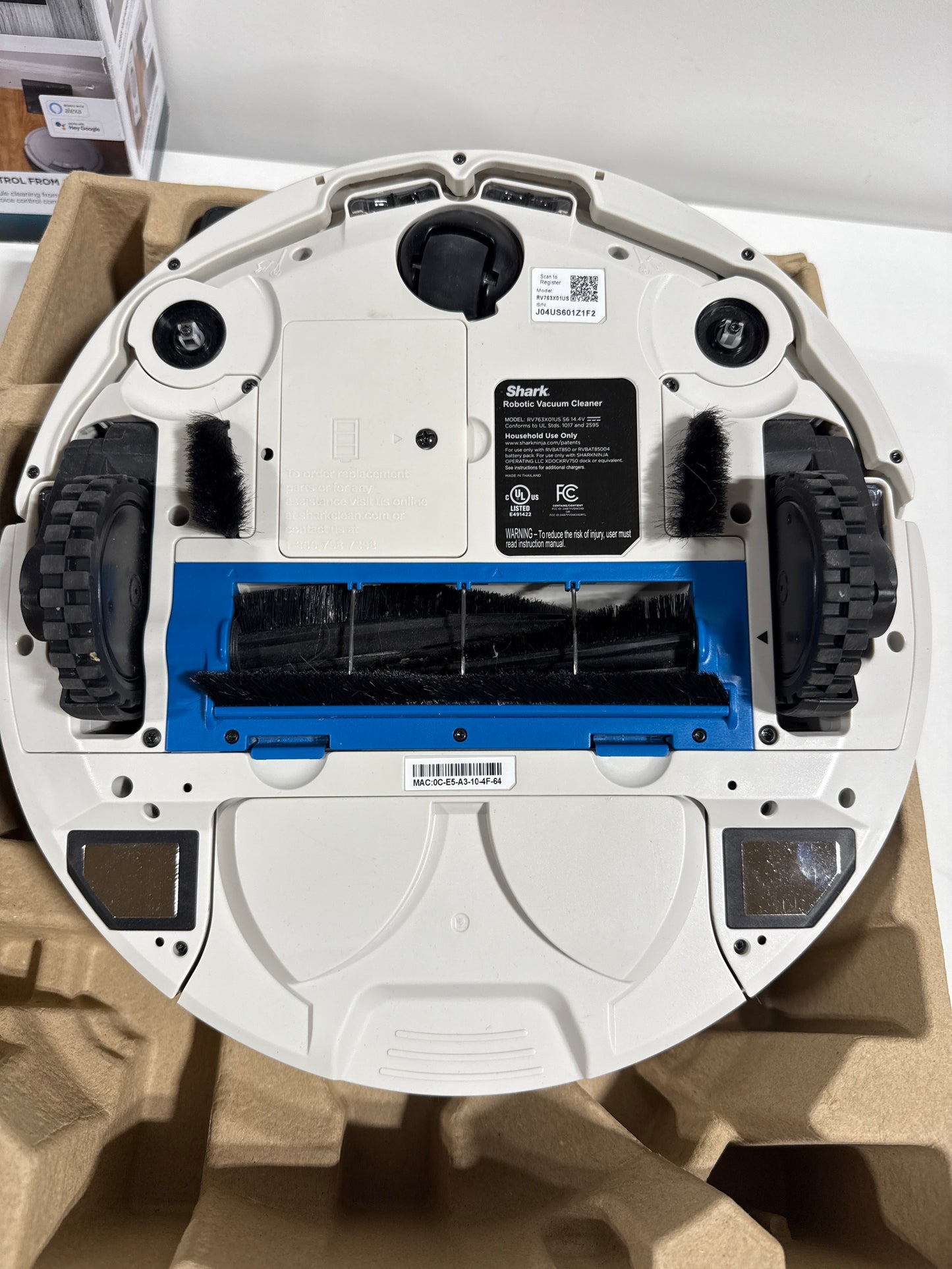 Used See Desc Shark ION Robot | White | RV763