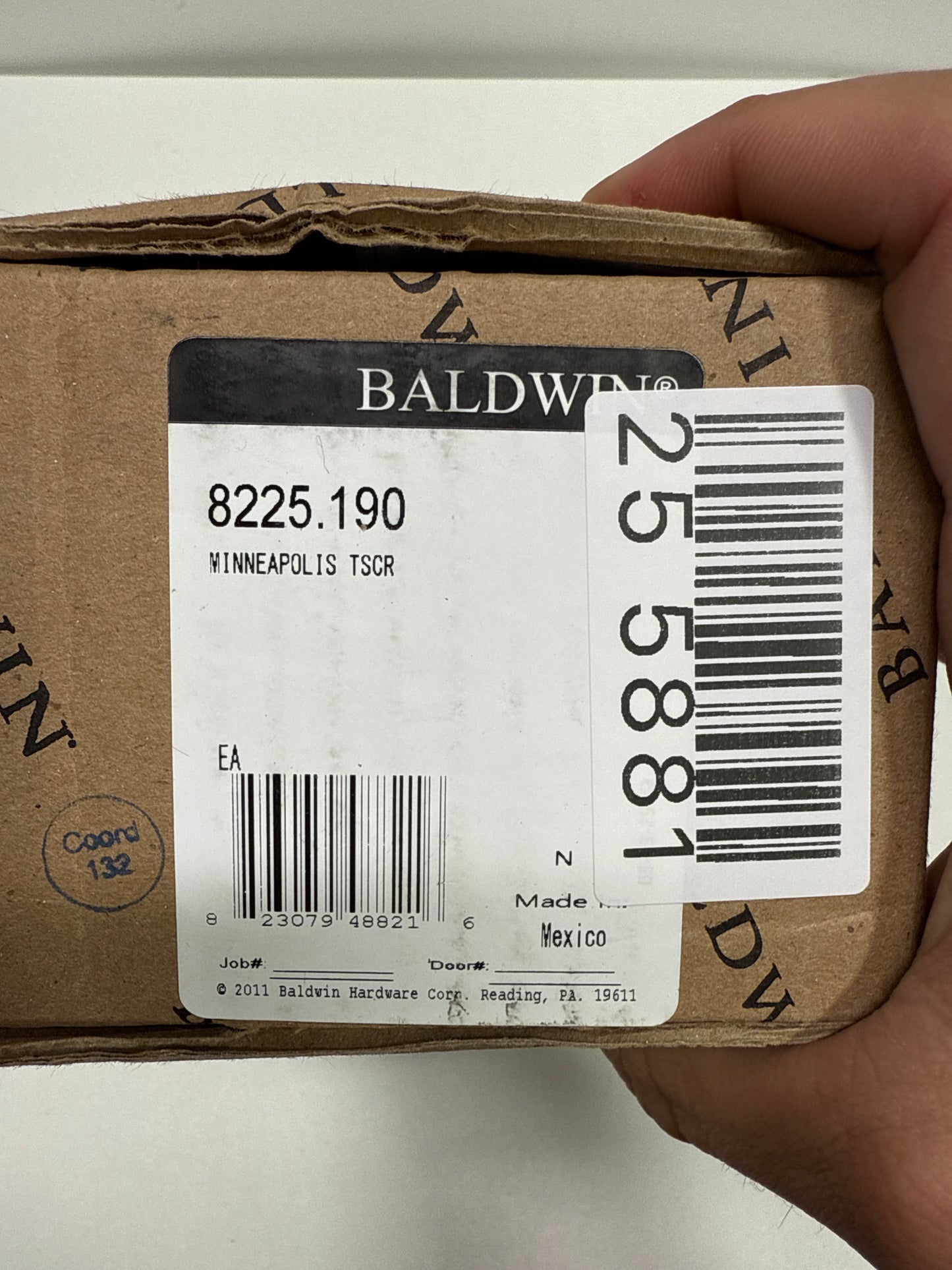 Baldwin Estate 8225190 Stand Alone Minneapolis Touchscreen Electronic Deadbolt Satin Black