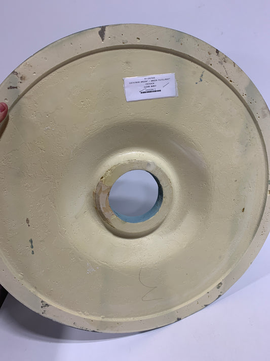 Ekena Millwork CM23VACBF 23 1/2"OD X 3 1/2"ID X 2 1/8"P Vaduz Ceiling Medallion Fits Canopies Up To 3 1/2", Cloud Burst