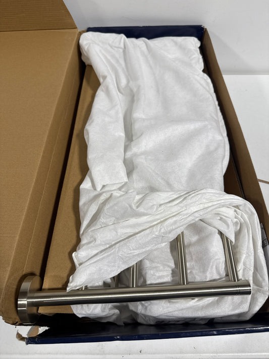 Grohe 40 800 Essentials 23-2/5" Towel Rack with Integrated Towel Bar Brushed Nickel