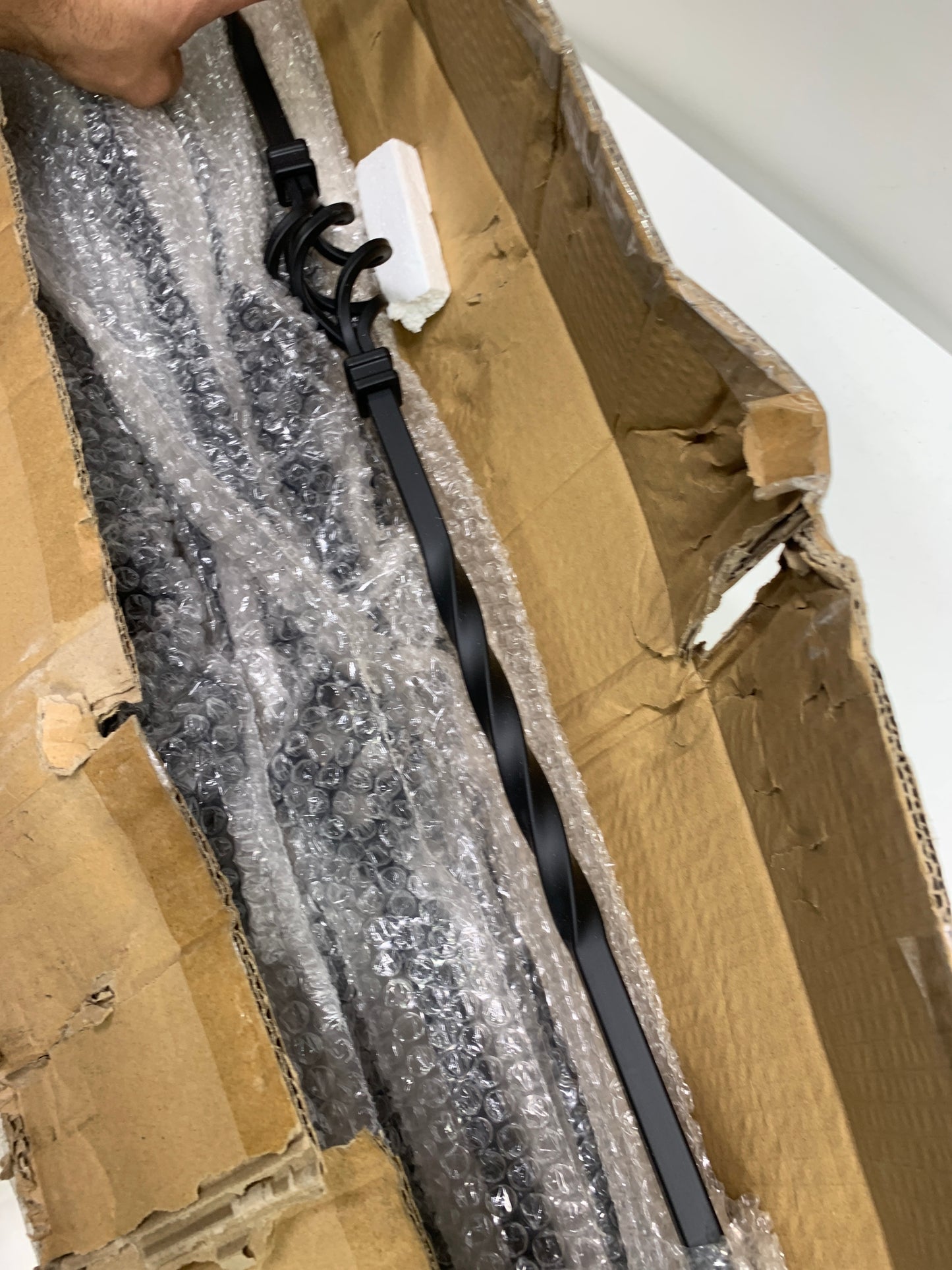 S08 - Wrought Iron Balusters – Set of 10 Deck Balusters - Decorative Metal Balusters for Decks – Spiral Stair Railing - 1/2-inch Hollow Single Bas