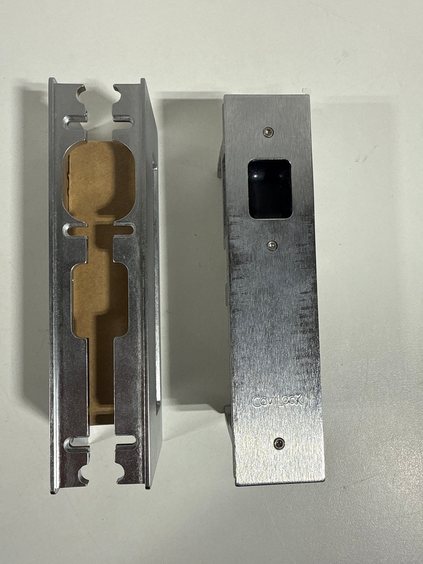 Cavilock Non-Latching Passage Pocket Door Pull for 1-3/4 Inch Door Thickness