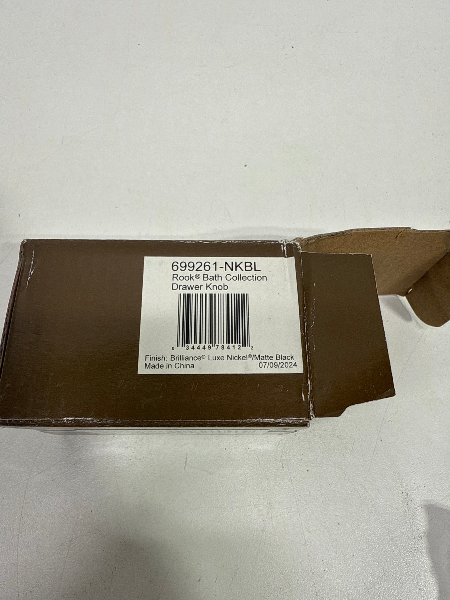 Brizo 699261 Rook Drawer Cabinet Knob Luxe Nickel/Matte Black