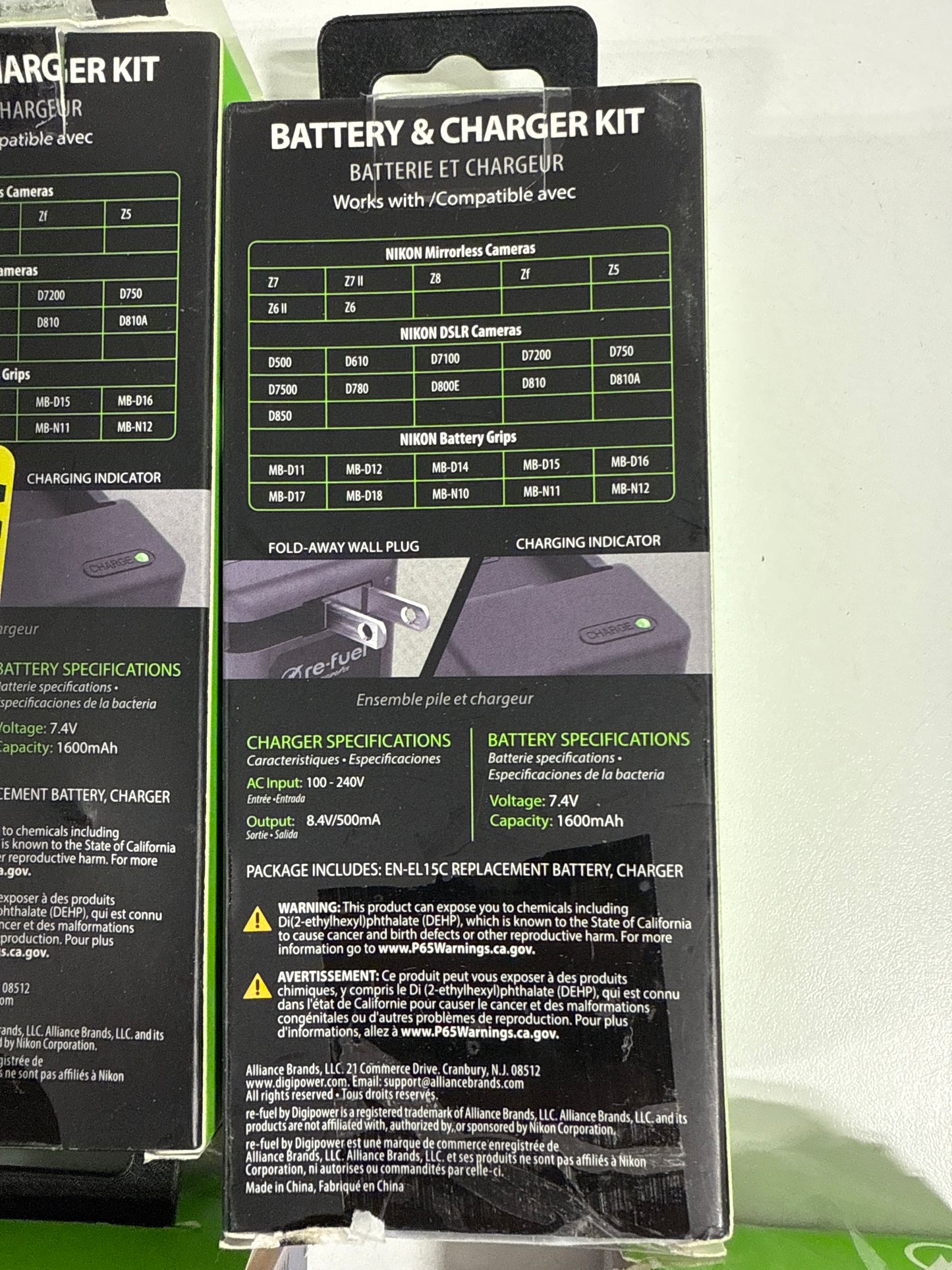 6 Digipower - Digital Camera Battery & Charger Kit, Replacement for Nikon EN-EL15