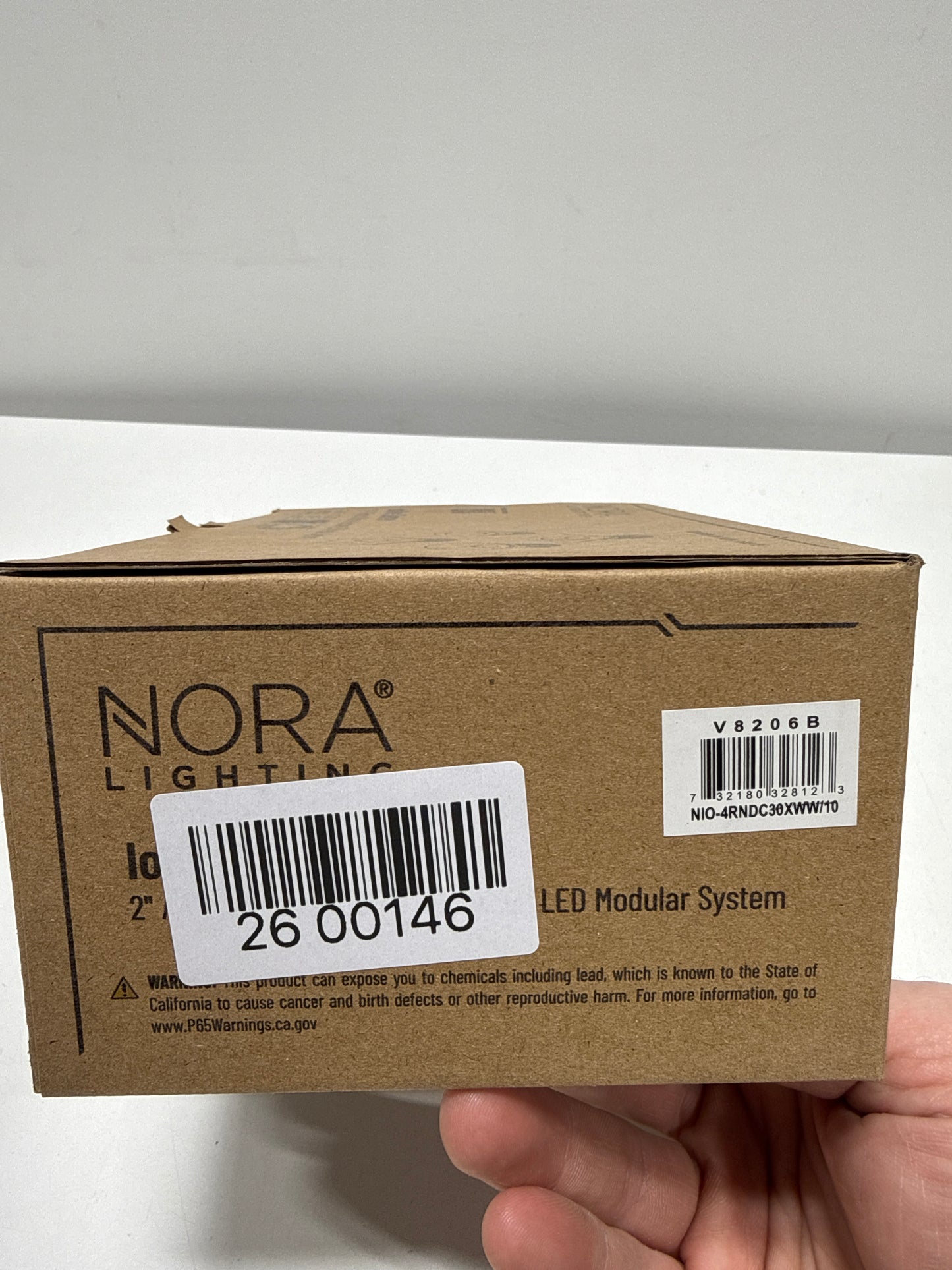 Nora Lighting Nio-4Rndc30x/10 Iolite 4 LED Recessed Trim - White