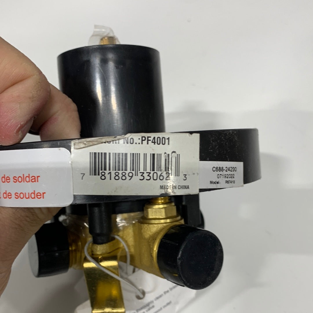 PROFLO PF4001 4001 Series Pressure Balanced Tub and Shower Faucet Valve with Stops 1/2" MIP and SWT Valves Rough in Valves Shower Valves