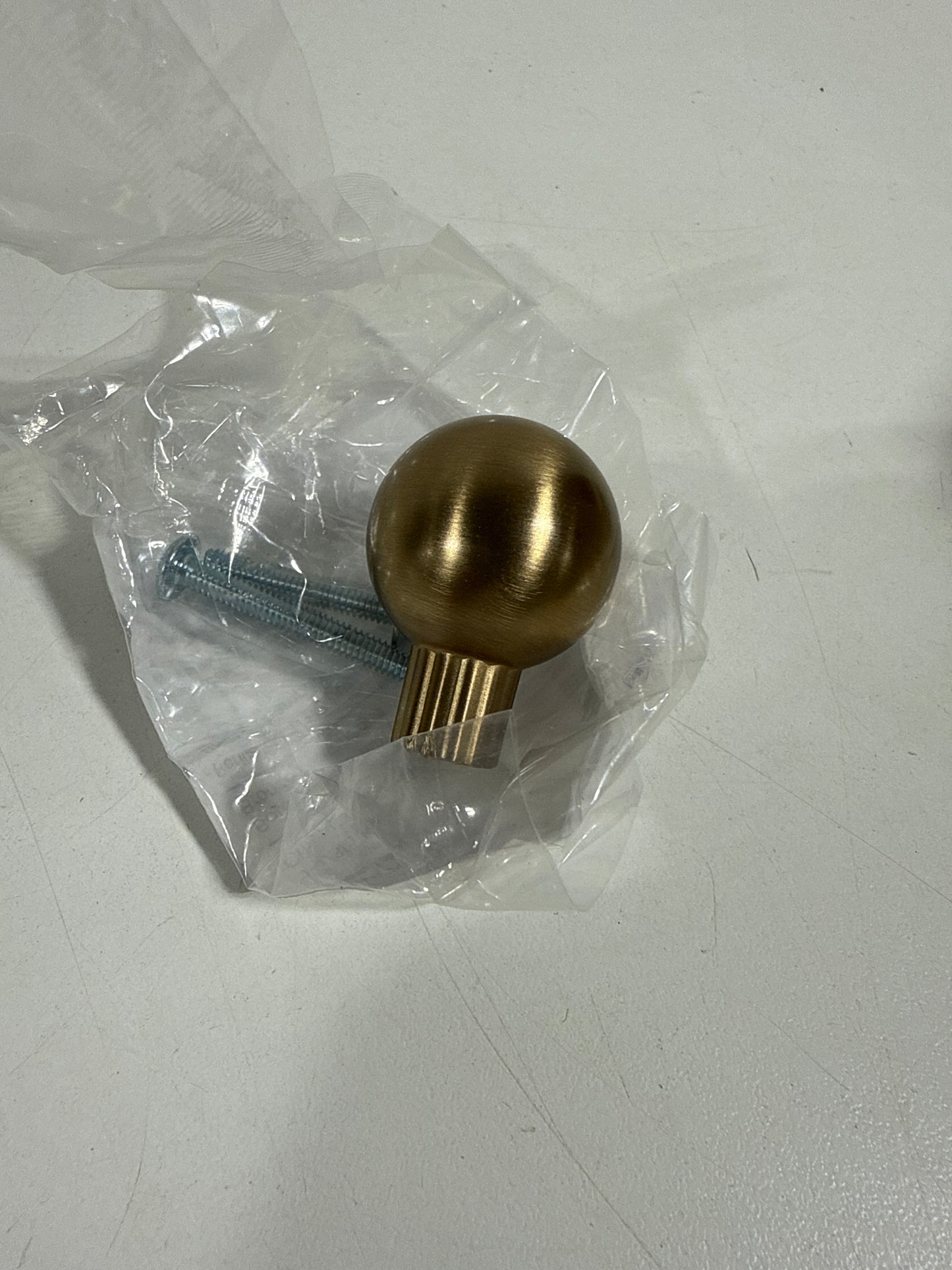 10 x Amerock BP37700 Cowrie 1-1/8 Inch Fluted Round Cabinet Knob Champagne Bronze