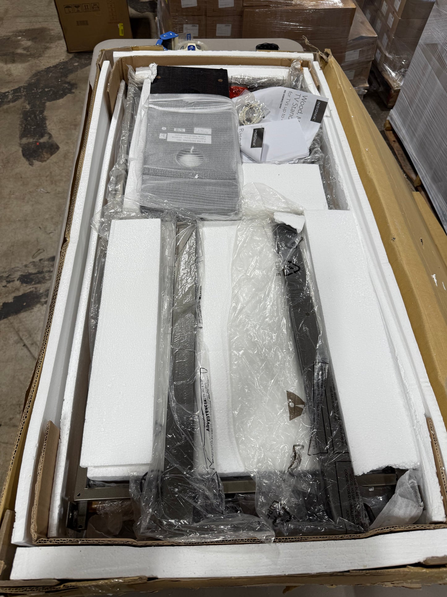 Insignia™ - TV Stand for Most TVs up to 48" - Espresso/Gray