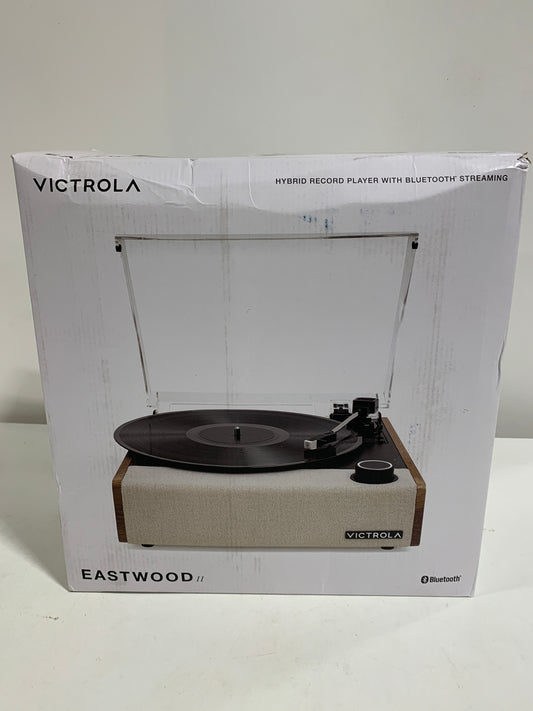 Victrola - Eastwood II Bluetooth Record Player with 3 Speed Turntable - Oak