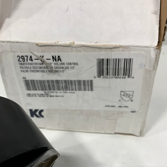 KOHLER MasterShower 1/2 in. Volume Control Valve, Brown