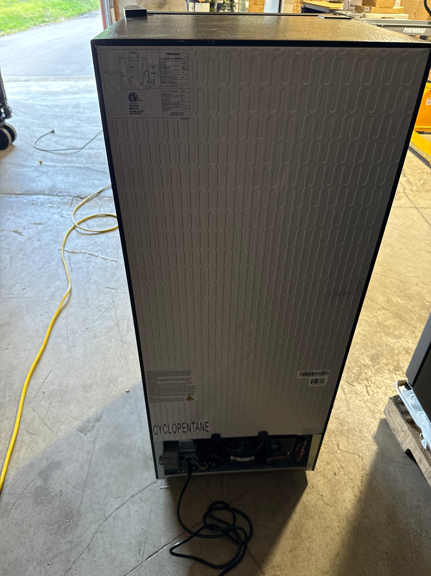 Used Hisense 4.4 cu. ft. Energy Star Compact Refrigerator with Freezer