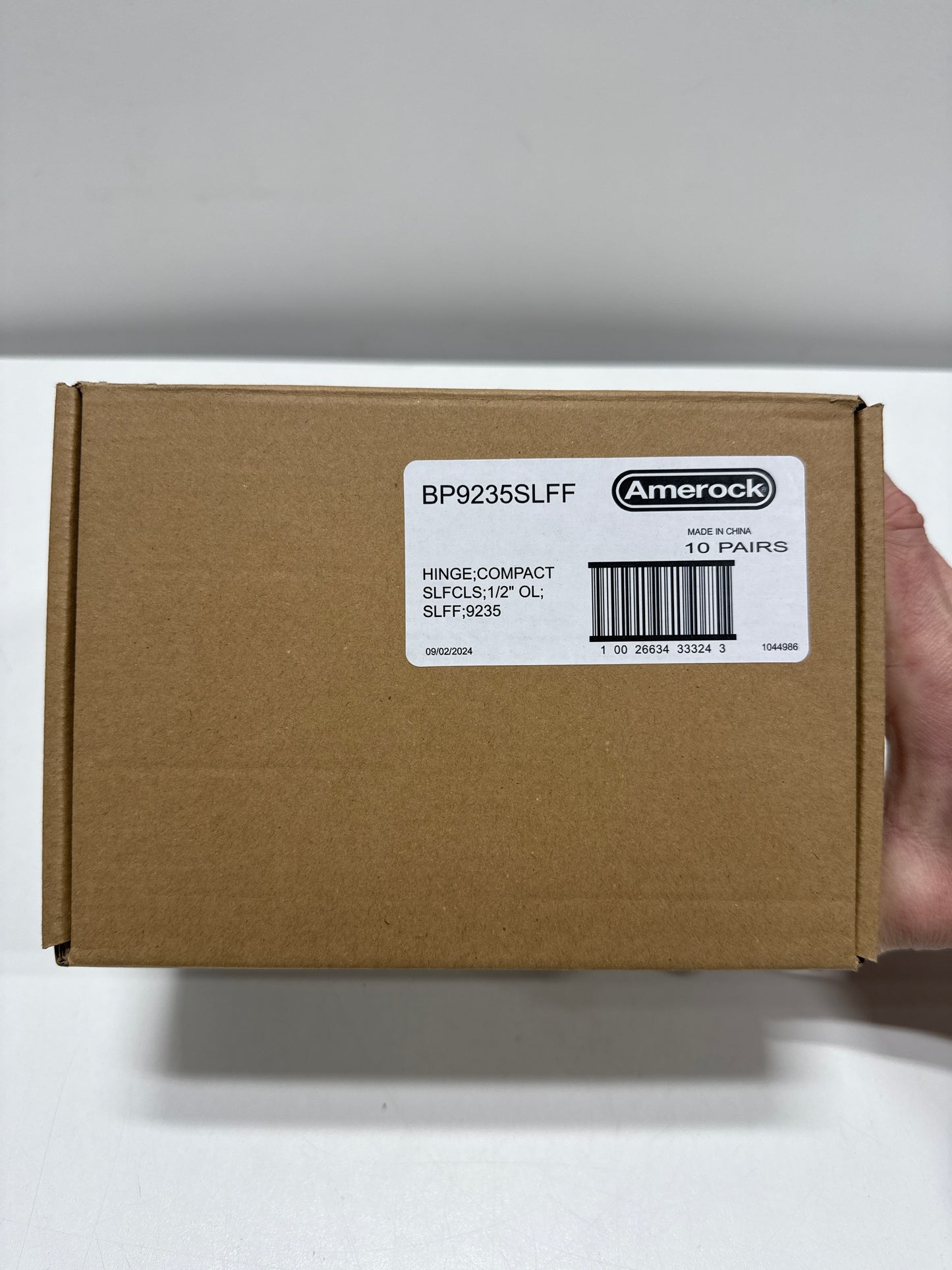 10 Pairs Amerock 1/2" (13mm) Overlay Face Frame Self-Close Concealed Cabinet Hinge