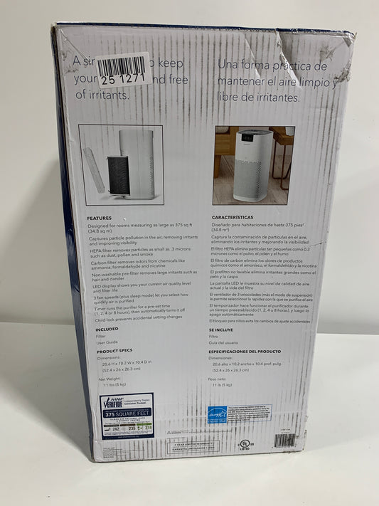 Insignia - 375 Sq. Ft. HEPA Air Purifier with ENERGY STAR Certification - White