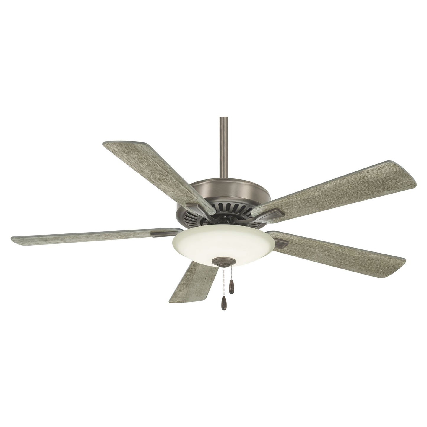 Minka Aire Contractor 52 Inch Ceiling Fan with Light Kit Contractor - F656L-BNK - Transitional