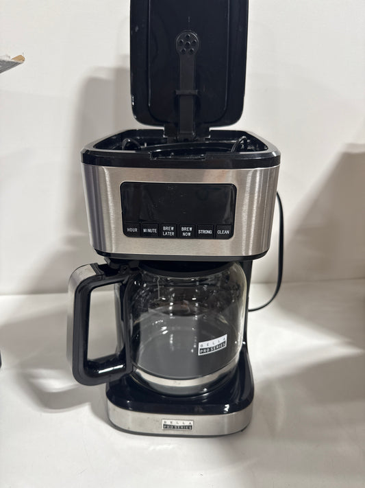 Used Bella PRO - 12-Cup Programmable Coffee Maker - 90194 - Stainless Steel