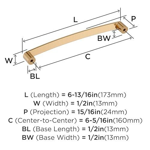 12 Amerock BP36906 Rift 6-5/16 Inch Center to Center Handle