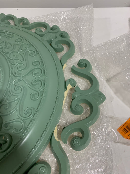 See Desc Ekena Millwork CM22ORAGF Orrington Ceiling Medallion, Athenian Green