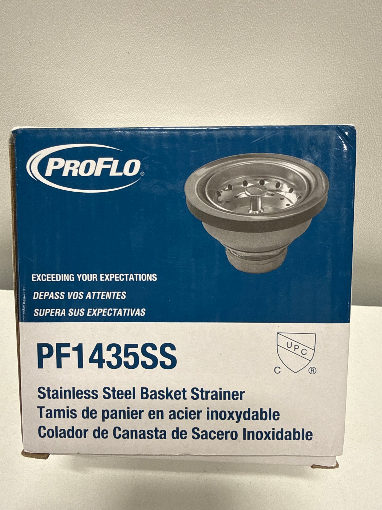 PROFLO PF1435 3-1/2" Basket Strainers Stainless Steel Sink Accessories and Parts Kitchen Sink Accessories Basket Strainers