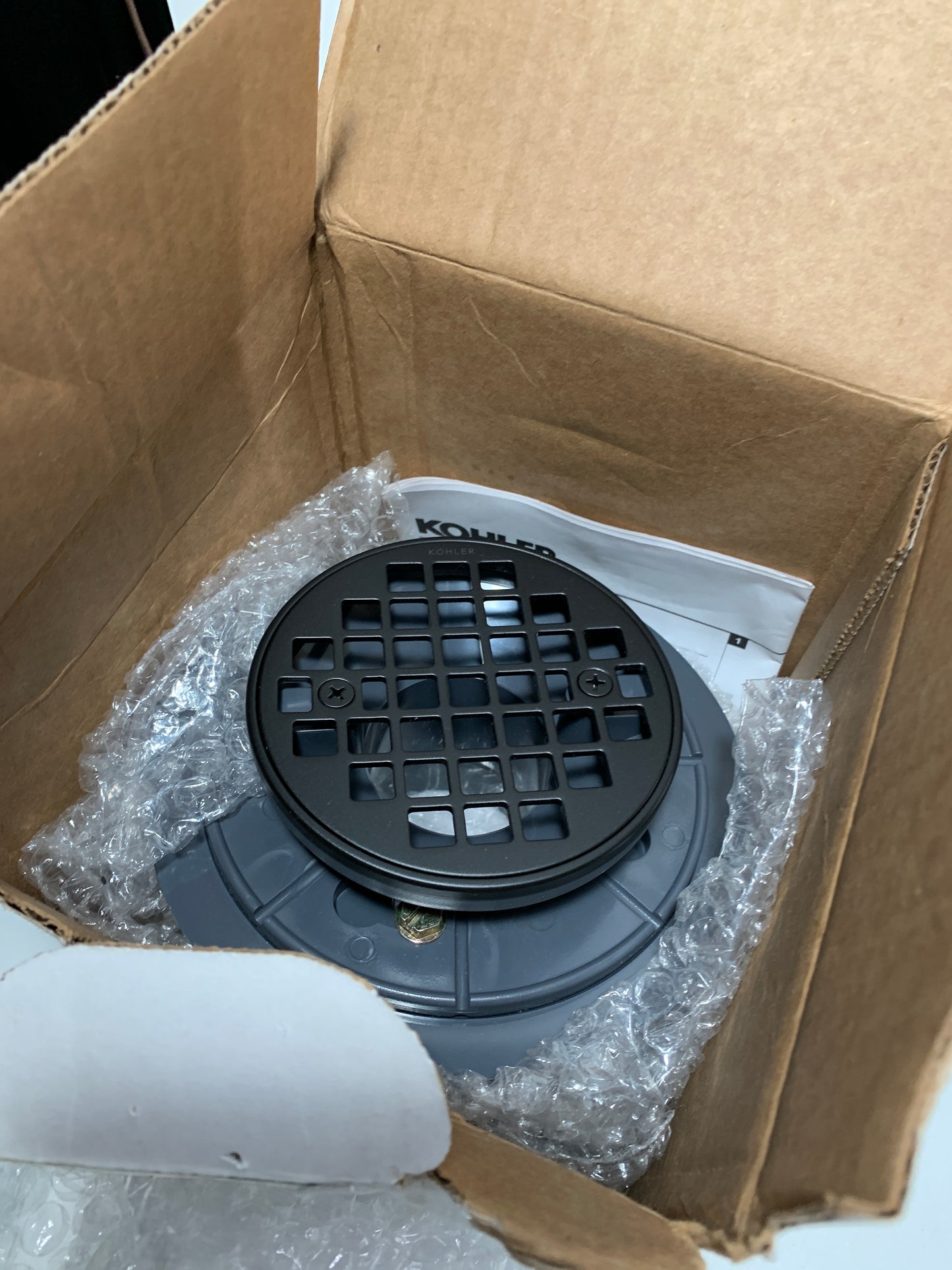 KOHLER K-9135 Clearflo Round Design Tile-in Shower Drain