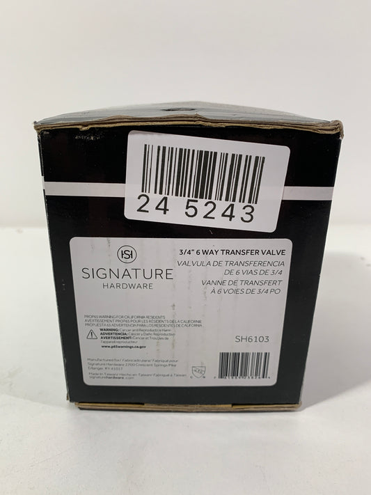 Signature Hardware 446519 6103 Series 3/4’’ 3-Way in-Wall Diverter Rough-in Valve Valves - *Plumbing