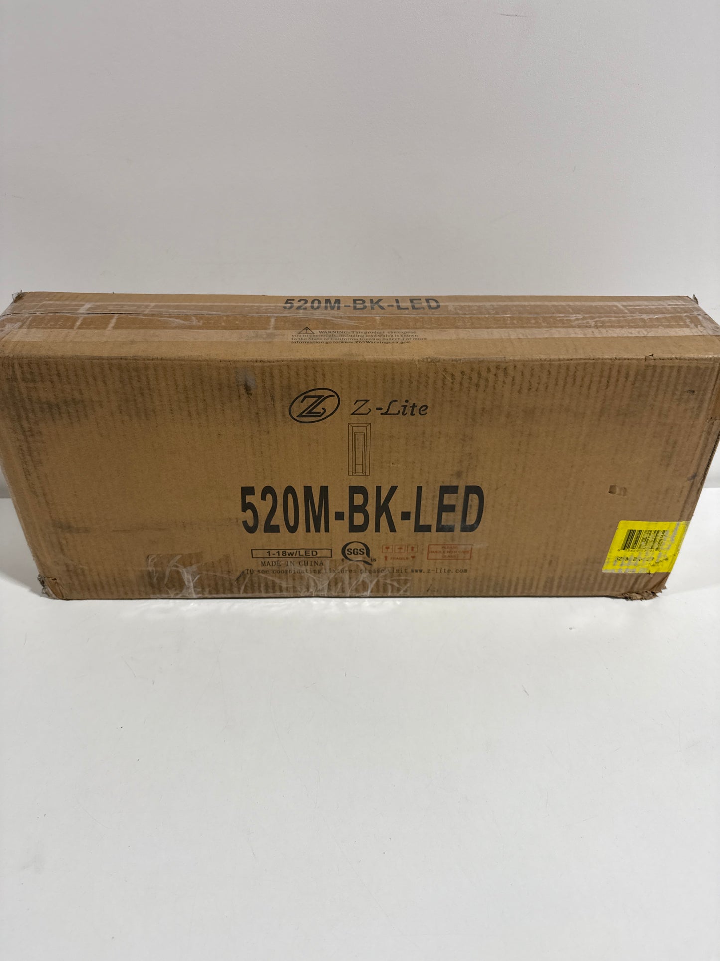 Z-Lite Keaton 20 Inch Tall LED Outdoor Wall Light Keaton - 520M-BK-LED - Modern Contemporary