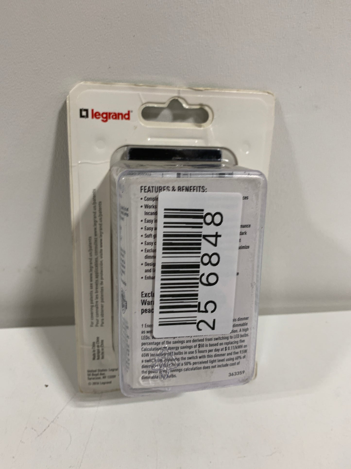 Legrand RHCL453PNICCV4 Pass & Seymour LED Dimmer 3-Way Single-Pole Nickel
