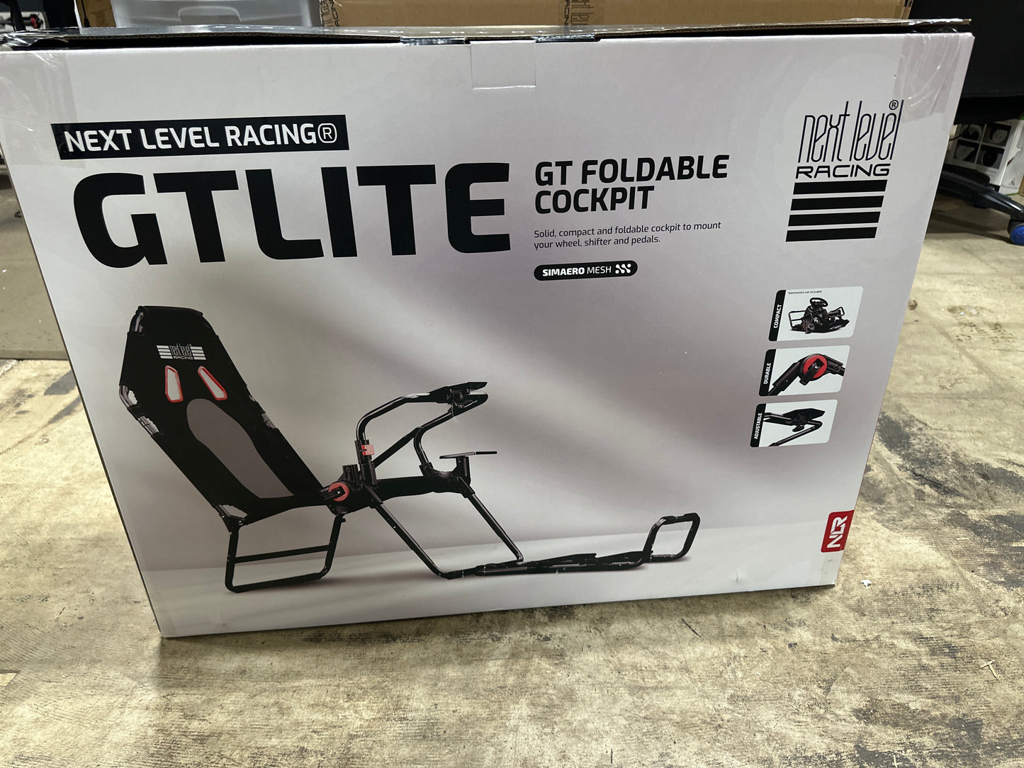 Next Level Racing GTLite Foldable Simulator Cockpit (NLR-S021)