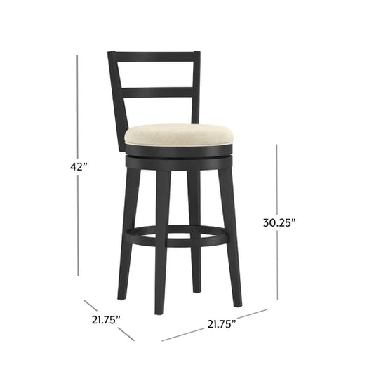 HH2 Fletcher Bar Height Swivel Stool
