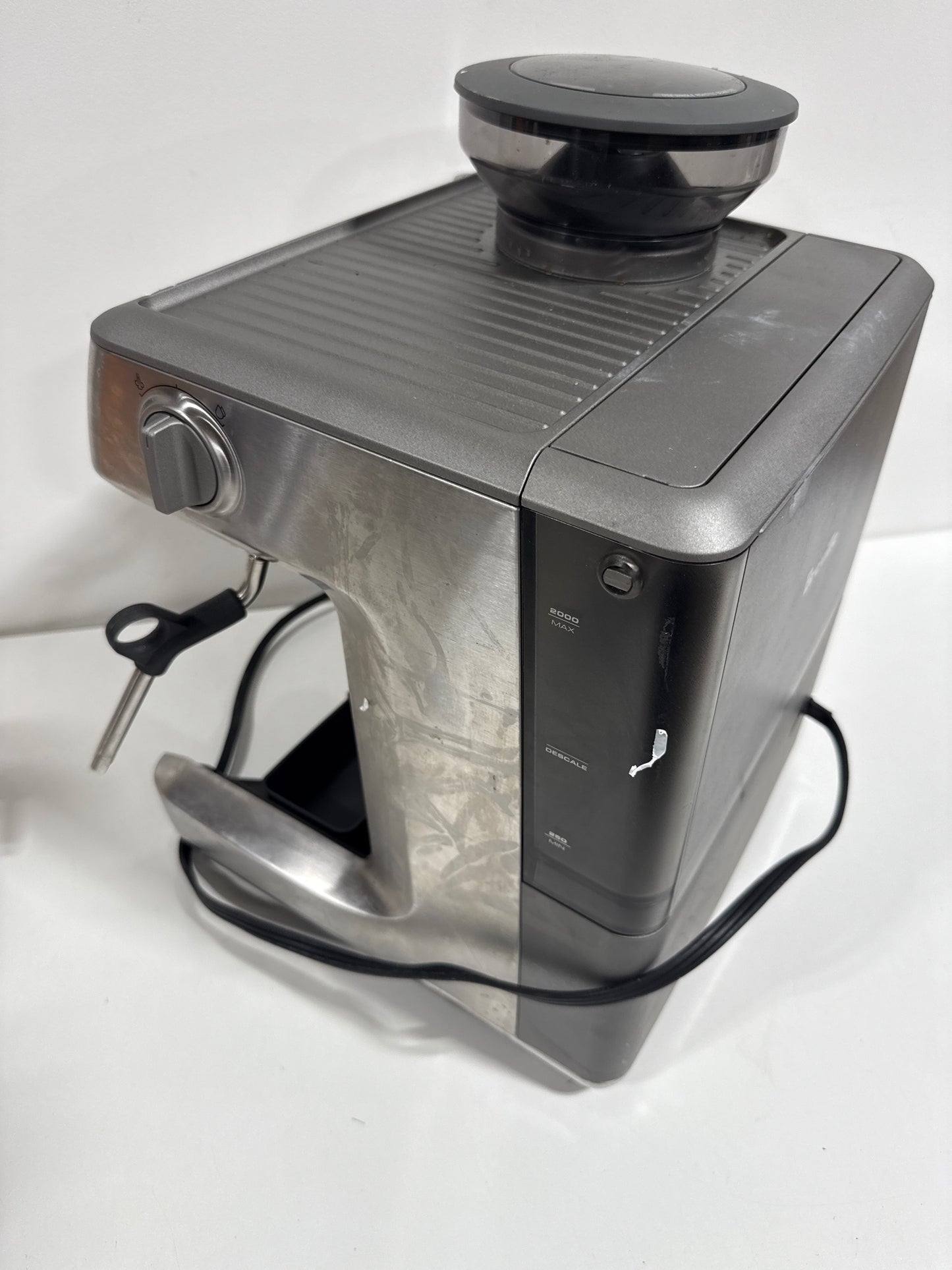 Used Breville - the Barista Express Impress Espresso Machine - Brushed Stainless Steel