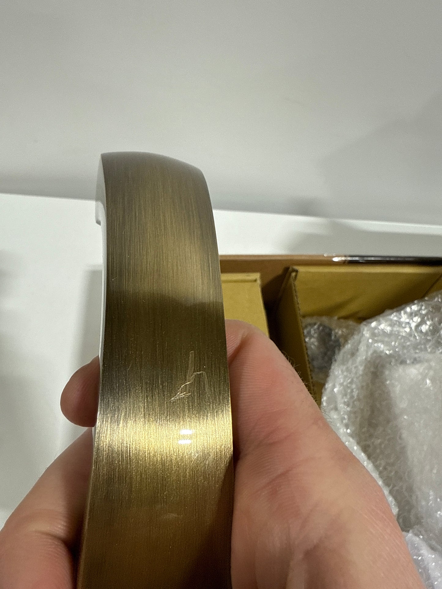 Scratch Kingston Brass KS4983CML Manhattan 8 Widespread Bathroom Faucet, Antique Brass - Kingston Brass KS4983CML