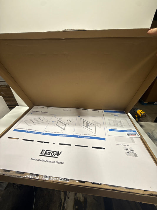 ErgoAV Full Motion 43"-90" TV Wall Mount