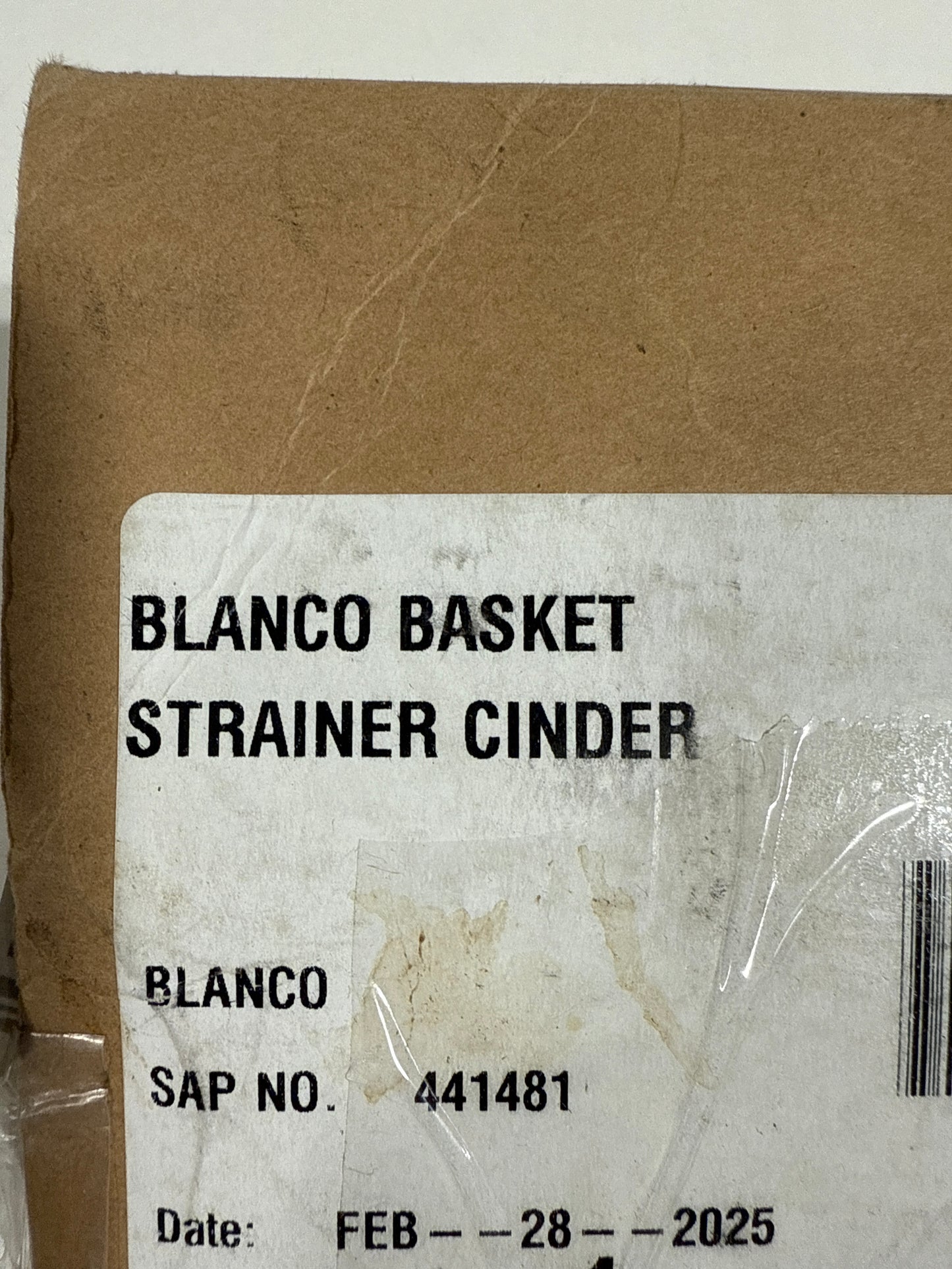 Blanco 441481 3-1/2' Decorative Basket Strainer - Cinder