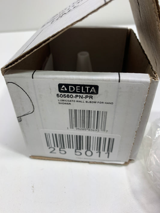 Delta 50560 Hand Shower Wall Supply Elbow - Lumicoat Polished Nickel
