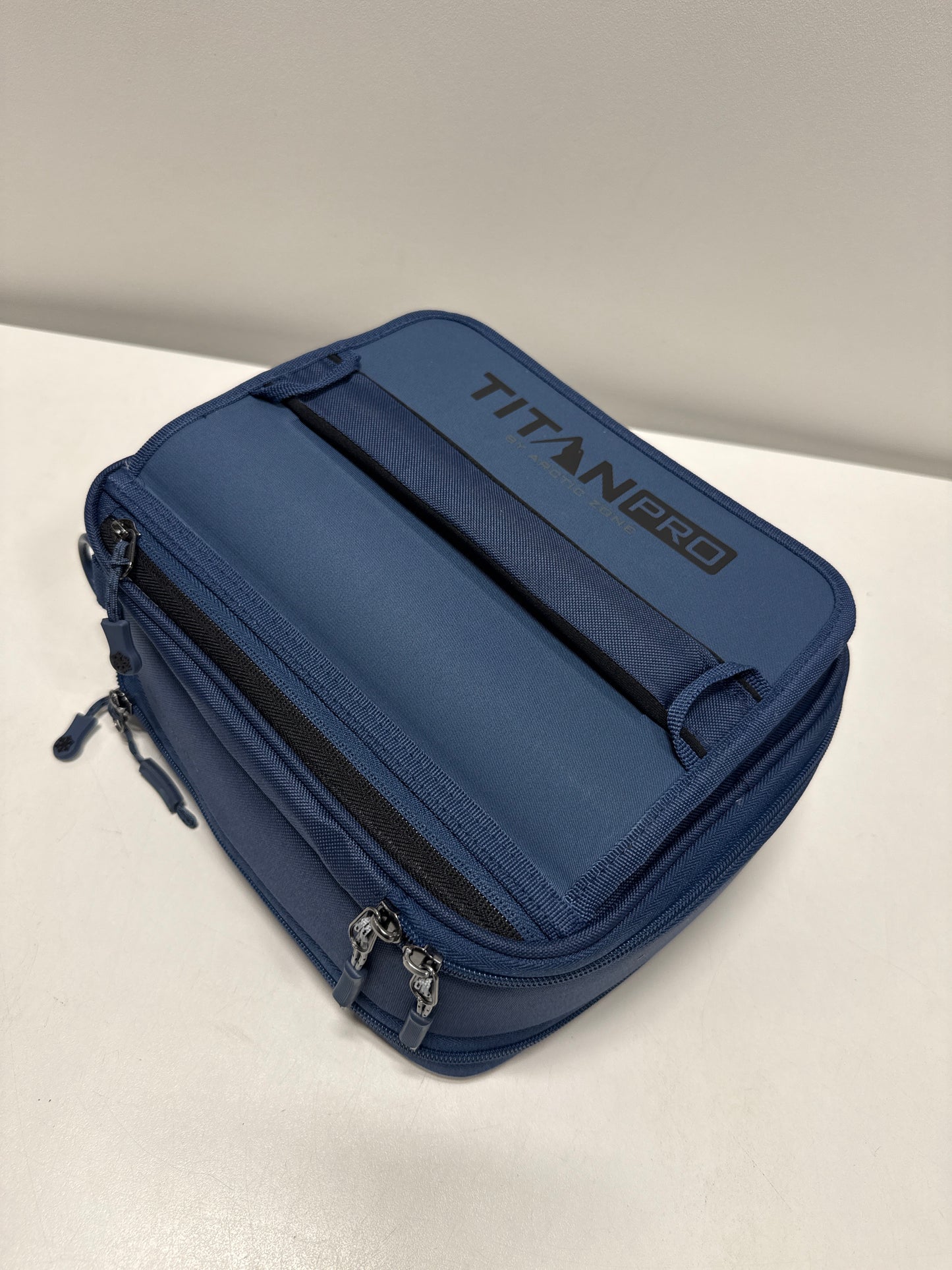 Titan PRO Expandable Lunch Box by Arctic Zone & Leak-Proof Bento, Keeps Food Cold Up to 6 Hours (Blue)