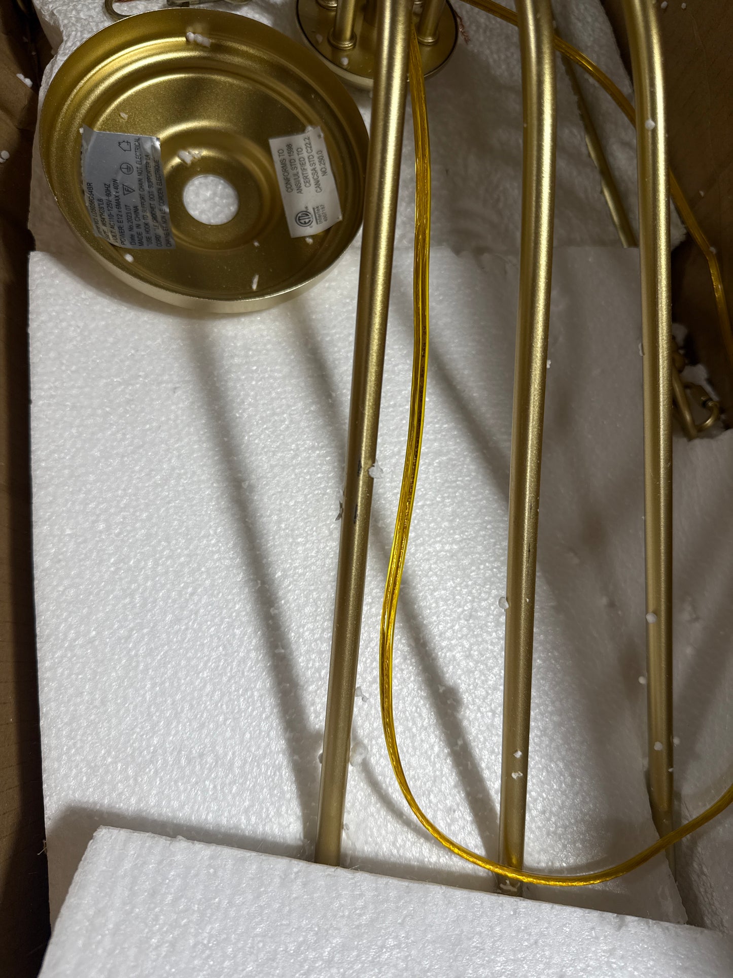 Missing Part - Elegant Lighting Rohan 54 Inch 6 Light Chandelier Rohan - LD5056D54BR - Transitional - *Lighting &