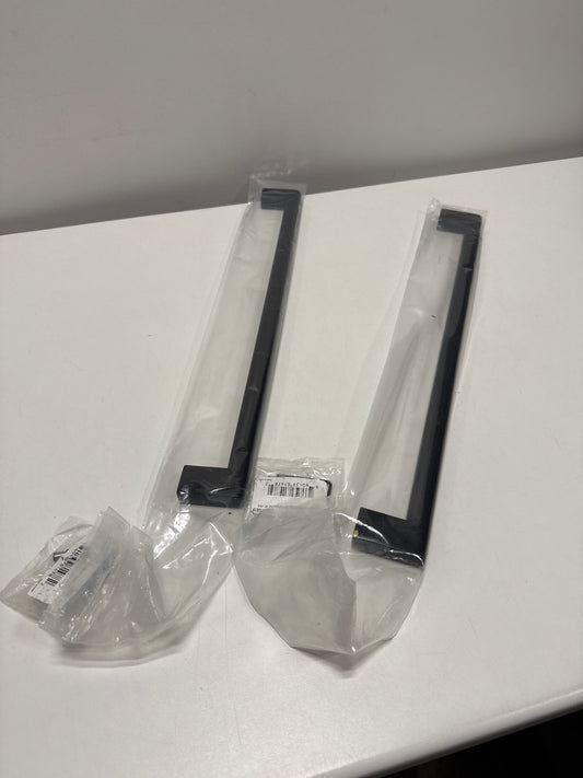 Chip 2 x Emtek CS86441 Trail 18 Inch Center to Center Handle Appliance Pull Flat Black Cabinet Hardware Pulls Appliance