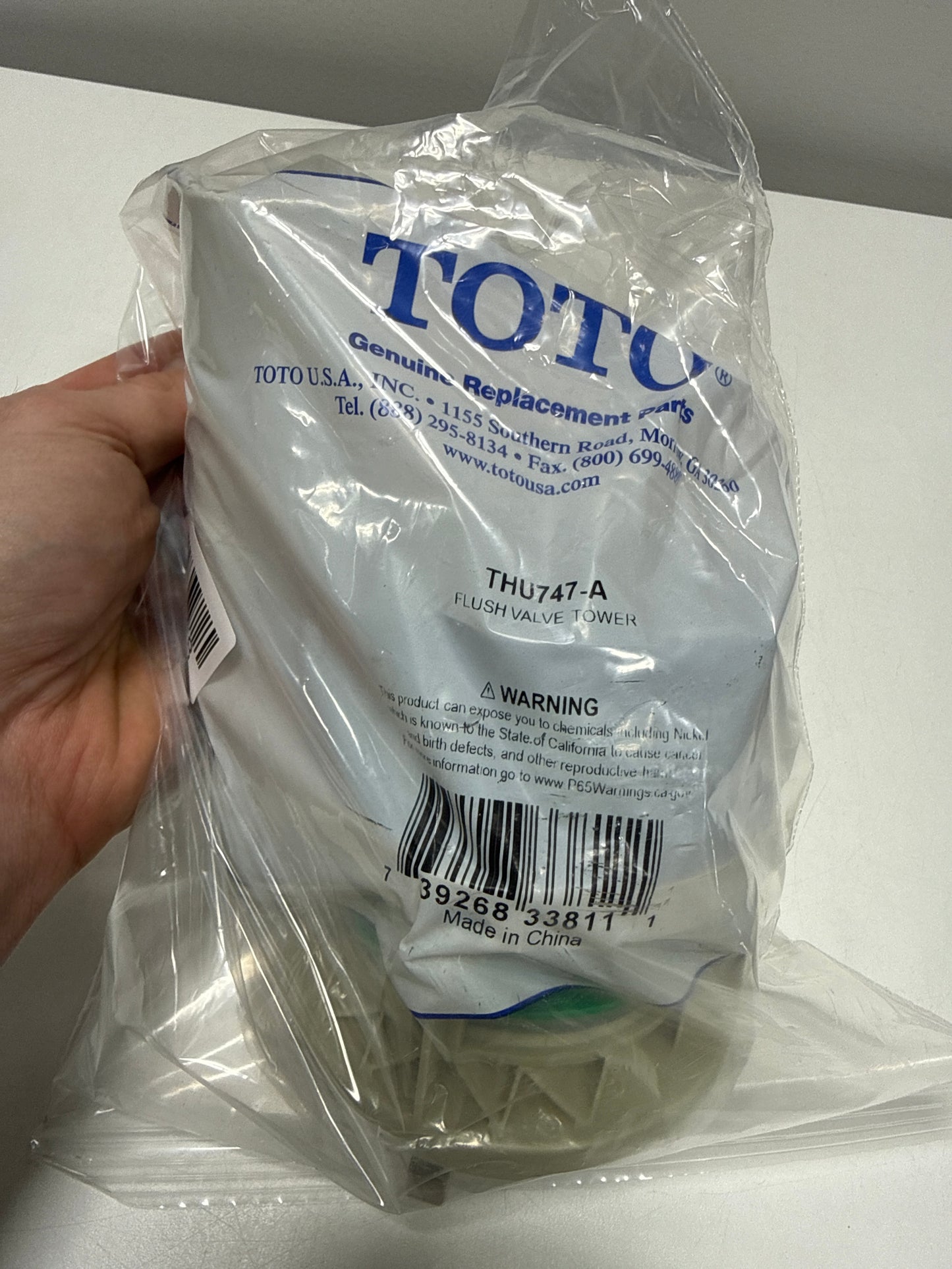 TOTO TTHU747A Flush Valve Tower N/A