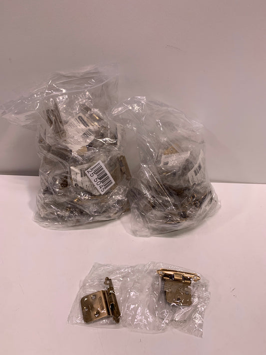 25 - Amerock BPR7630CZ | Reverse Bevel Face Frame Cabinet Hinge | Variable Overlay Self Closing Face Mount | Champagne Bronze | Kitchen Cabinet Door Hinge | 1 Pair/2 Pack