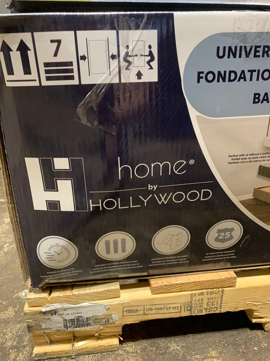 EnForce 7" Metal Box Spring with Headboard Bracket and Legs - King