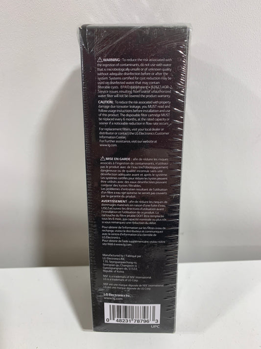 LG LT1000P - 6 Month/200 Gallon Capacity Replacement Refrigerator Water Filter (NSF42, NSF53, and NSF401*)