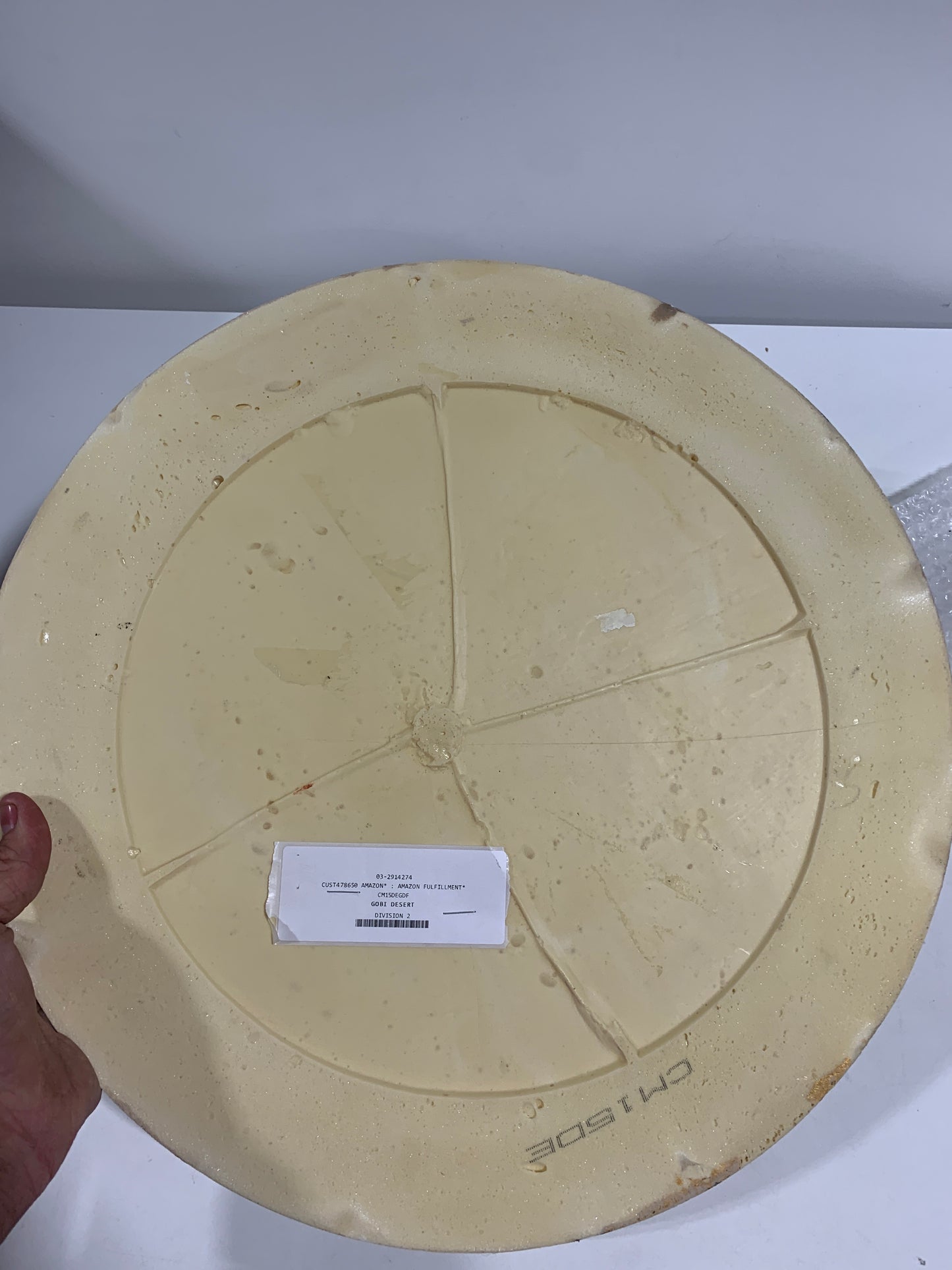 See Desc Ekena Millwork CM15DEGDF 15-3/4" x 1-1/2" Devon Ceiling Medallion, Gobi Desert