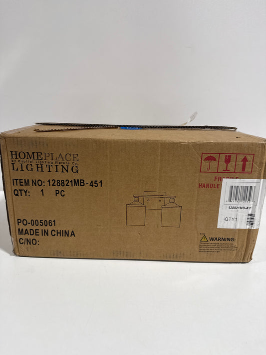 Capital Colton 10 High Matte Black 2-Light Wall Sconce